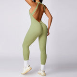 Women Gym Backless Sports Bodysuits