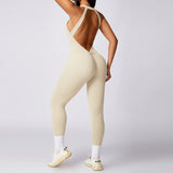 Women Gym Backless Sports Bodysuits