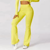 Seamless Flared Leggings Scrunch