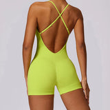 Sleeveless Gym Sports Jumpsuit