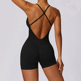 Sleeveless Gym Sports Jumpsuit