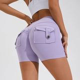 Women Push Up Gym Short