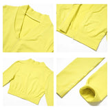 Seamless Long Sleeve Crop top