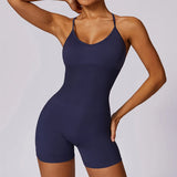 Sleeveless Gym Sports Jumpsuit